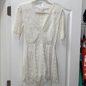 White Lace Romper